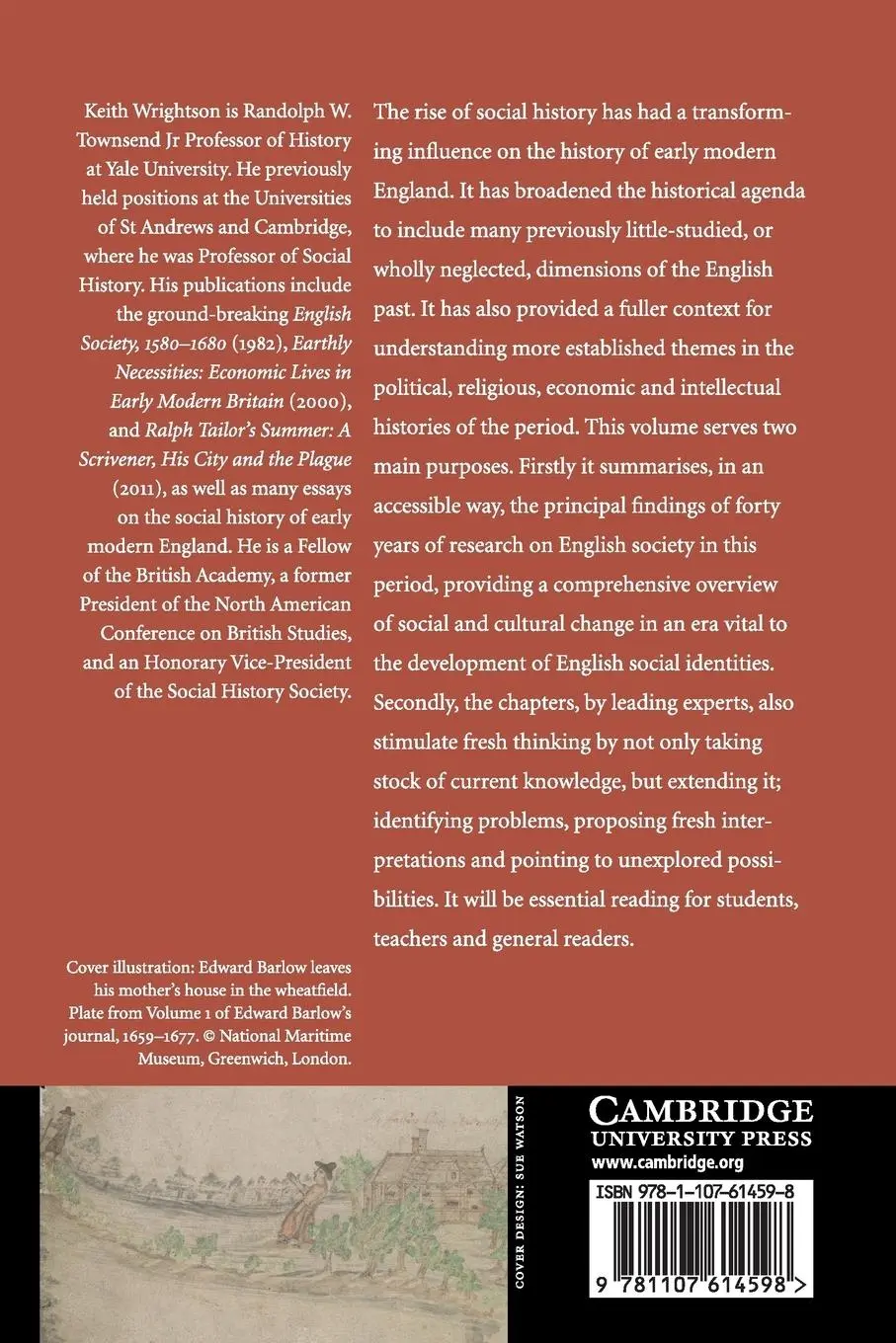 Rückseite: 9781107614598 | A Social History of England, 1500-1750 | Keith Wrightson | Taschenbuch