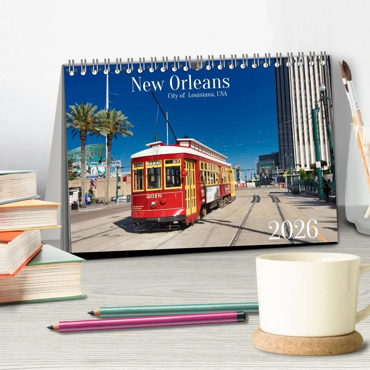 Bild: 9783457504598 | New Orleans Louisiana, USA (Tischkalender 2026 DIN A5 quer),...