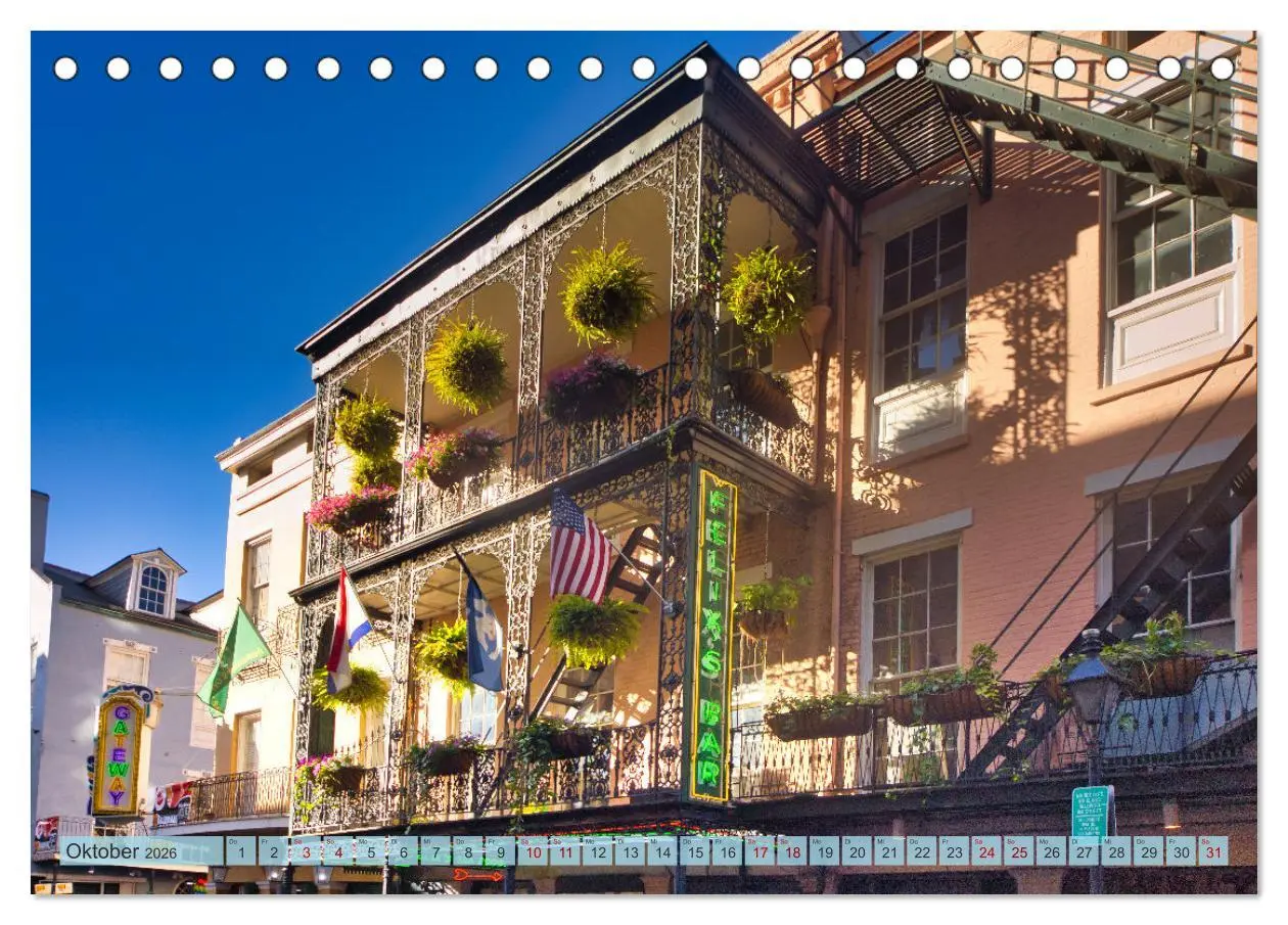 Bild: 9783457504598 | New Orleans Louisiana, USA (Tischkalender 2026 DIN A5 quer),...
