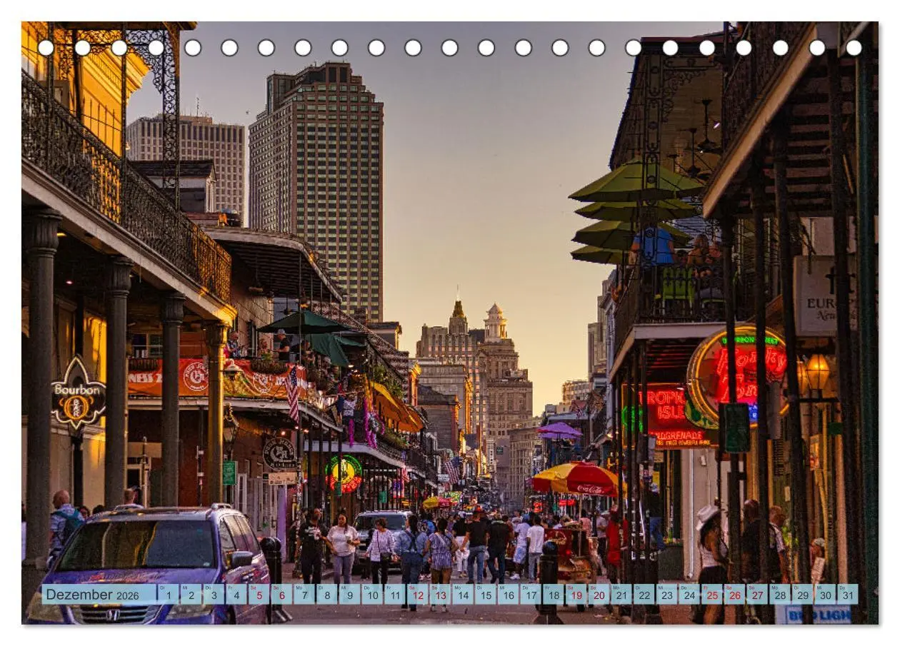 Bild: 9783457504598 | New Orleans Louisiana, USA (Tischkalender 2026 DIN A5 quer),...