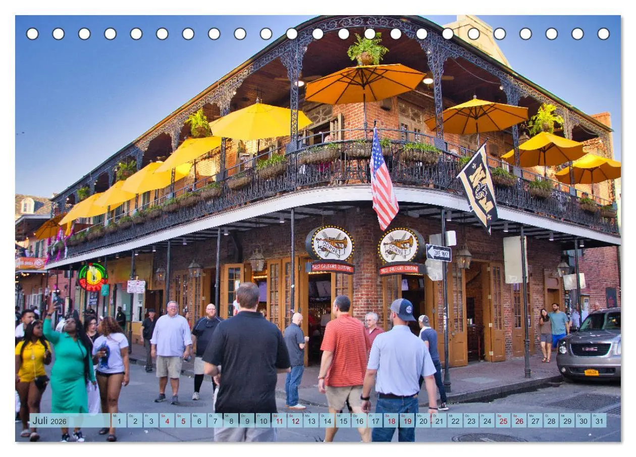 Bild: 9783457504598 | New Orleans Louisiana, USA (Tischkalender 2026 DIN A5 quer),...