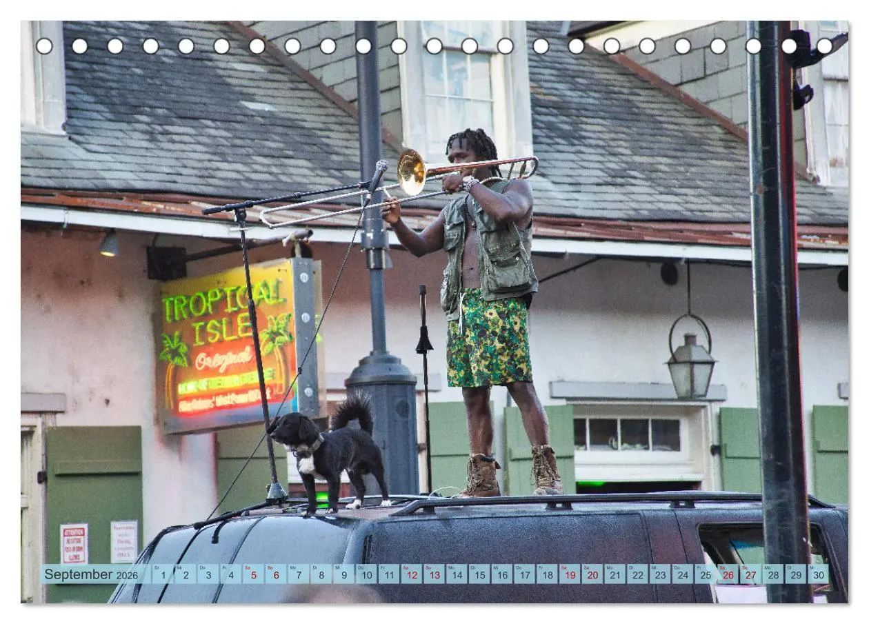 Bild: 9783457504598 | New Orleans Louisiana, USA (Tischkalender 2026 DIN A5 quer),...