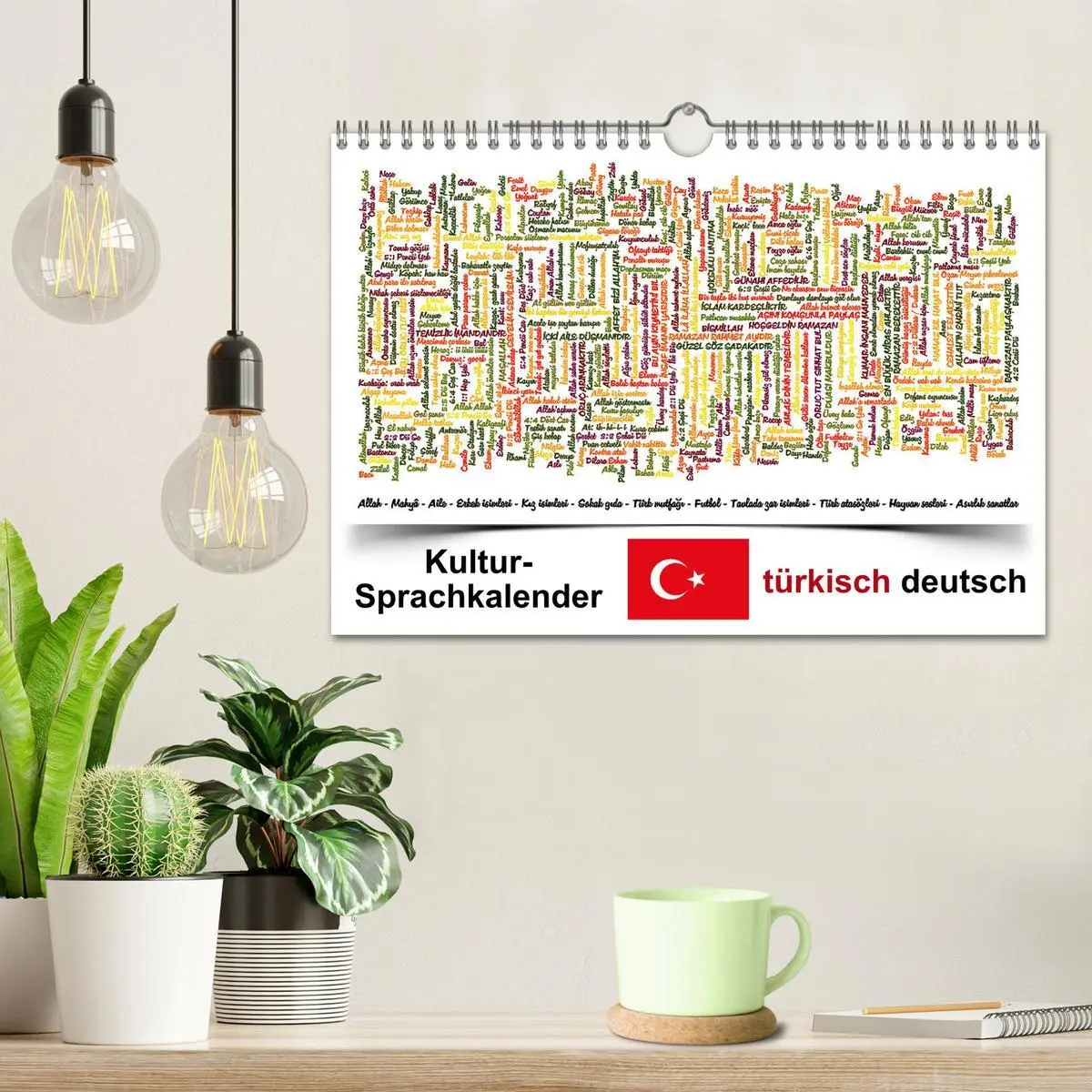 Bild: 9783457744598 | Kultur-Sprachkalender Türkisch-Deutsch (Wandkalender 2026 DIN A4...