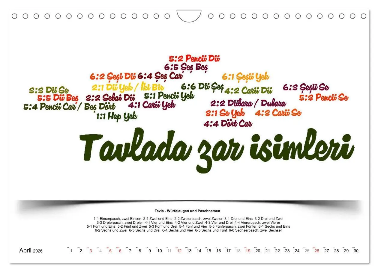 Bild: 9783457744598 | Kultur-Sprachkalender Türkisch-Deutsch (Wandkalender 2026 DIN A4...
