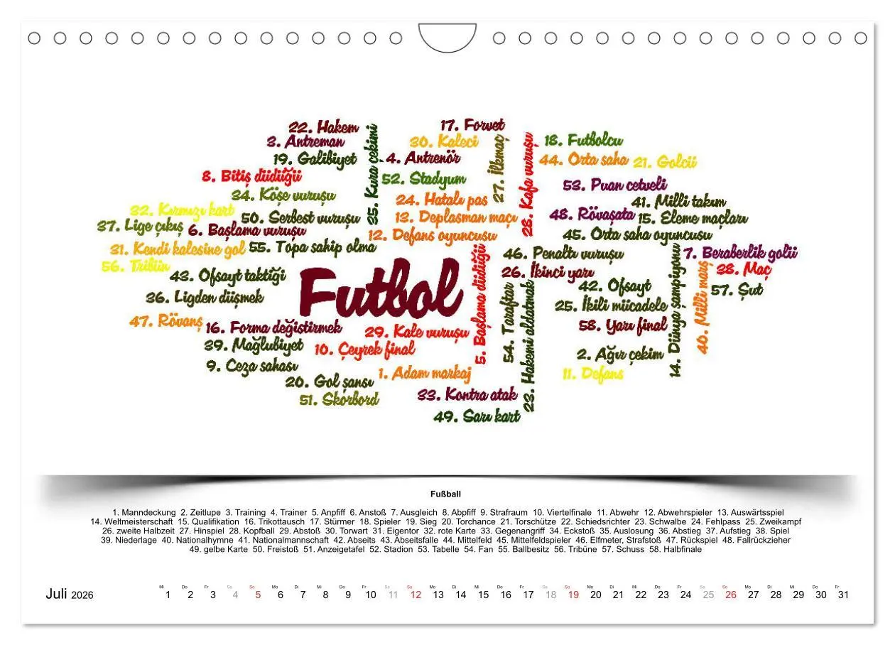Bild: 9783457744598 | Kultur-Sprachkalender Türkisch-Deutsch (Wandkalender 2026 DIN A4...