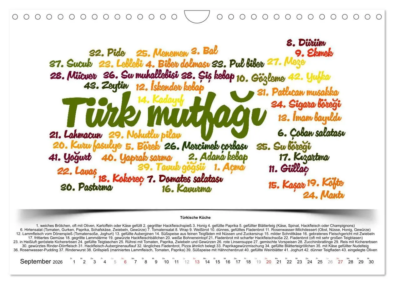 Bild: 9783457744598 | Kultur-Sprachkalender Türkisch-Deutsch (Wandkalender 2026 DIN A4...