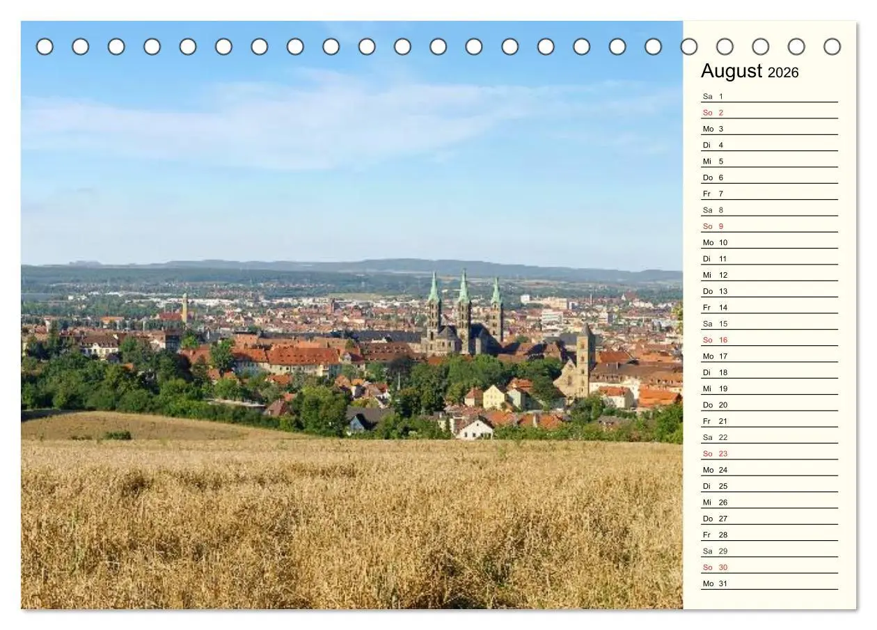 Bild: 9783457984598 | Bamberg und Fränkische Schweiz (Tischkalender 2026 DIN A5 quer),...