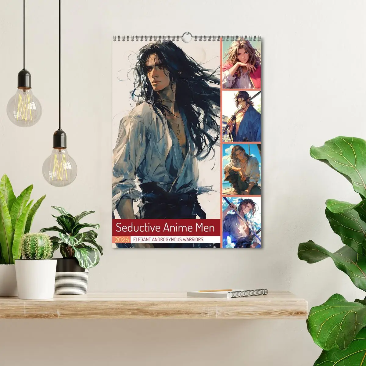 Bild: 9783516524598 | Seductive Anime Men (Wall Calendar 2026 DIN A3 portrait), CALVENDO...