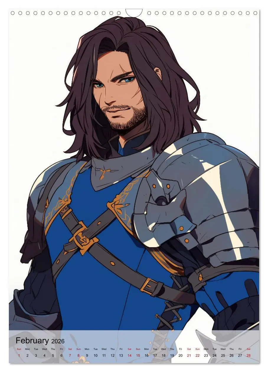 Bild: 9783516524598 | Seductive Anime Men (Wall Calendar 2026 DIN A3 portrait), CALVENDO...
