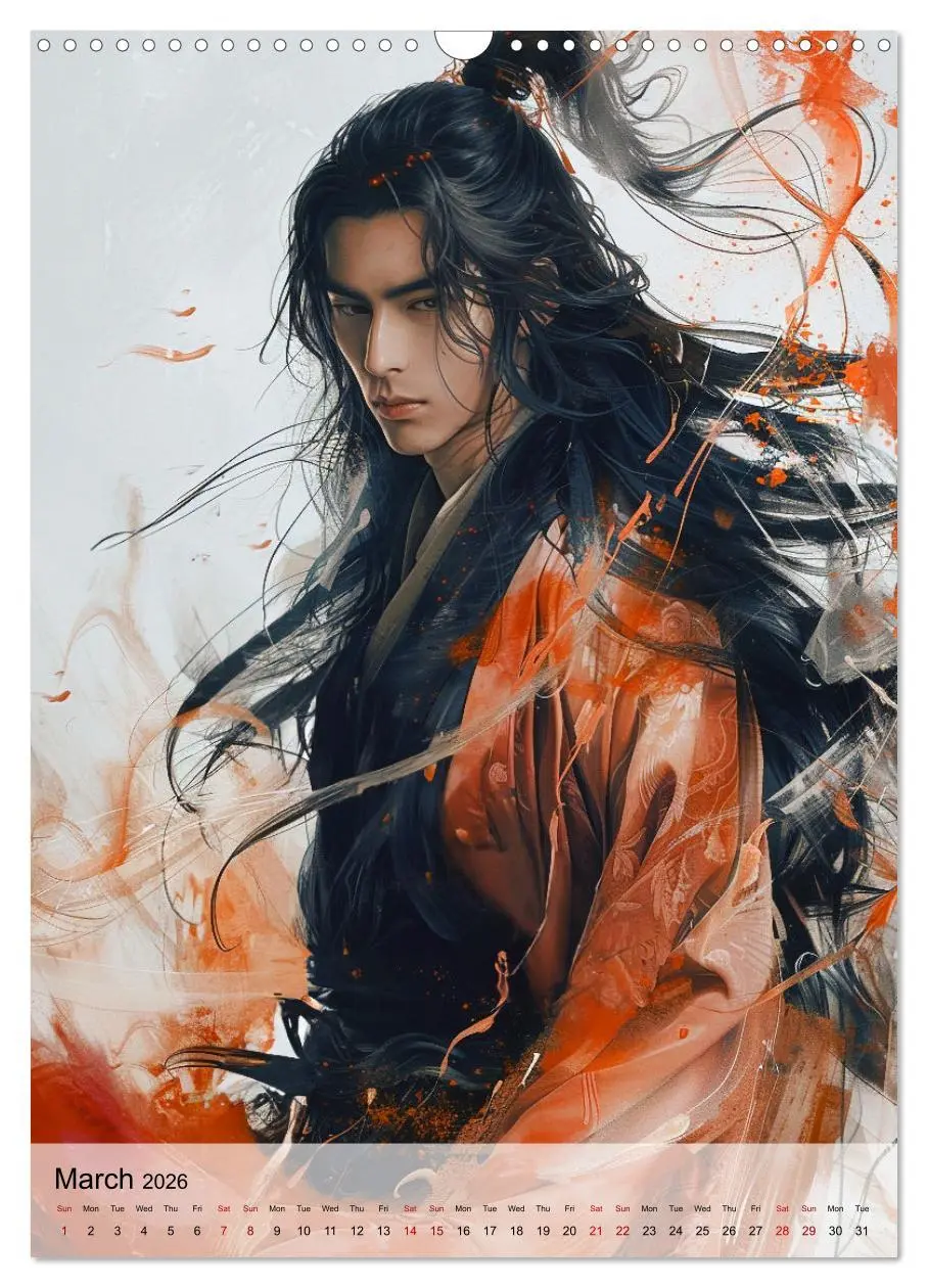 Bild: 9783516524598 | Seductive Anime Men (Wall Calendar 2026 DIN A3 portrait), CALVENDO...