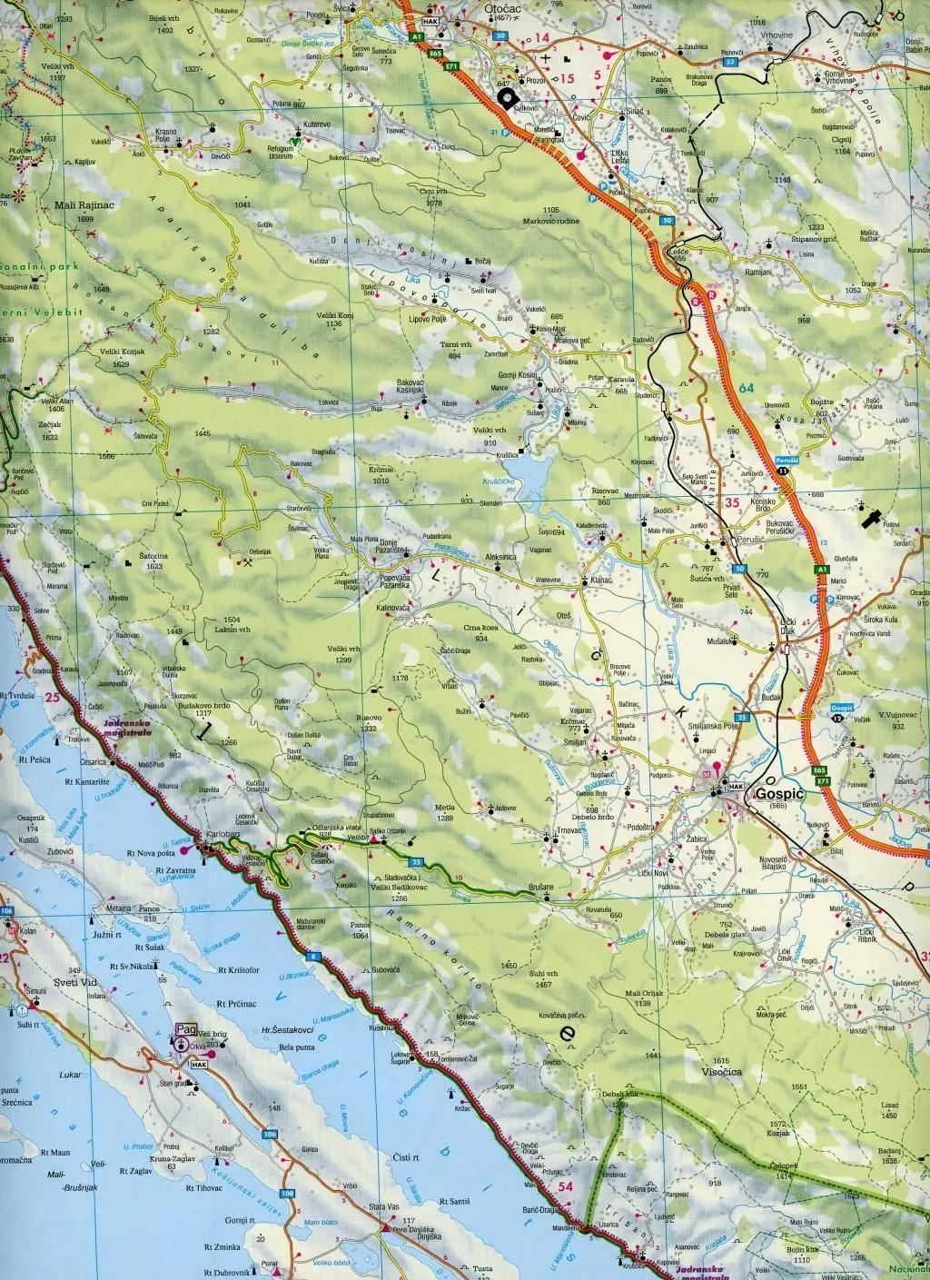Bild: 9783707904598 | Kroatien Nord 1 : 200 000. Autokarte | (Land-)Karte | Karte/Landkarte
