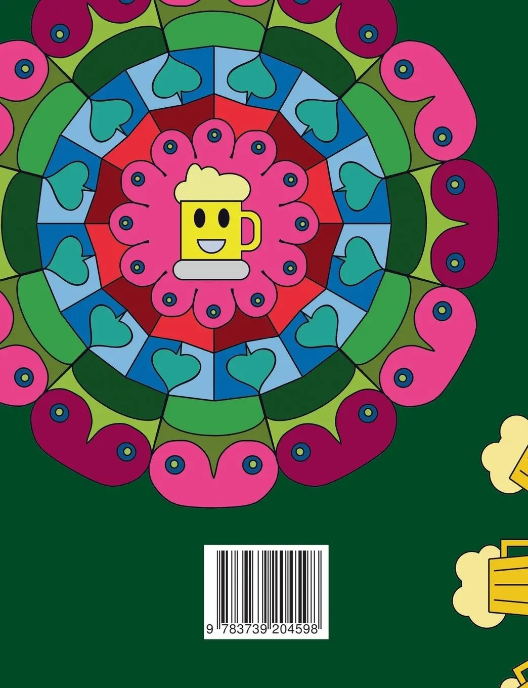 Rückseite: 9783739204598 | Beer &amp; Boobs Mandalas | Massimo Wolke | Taschenbuch | 44 S. | Deutsch