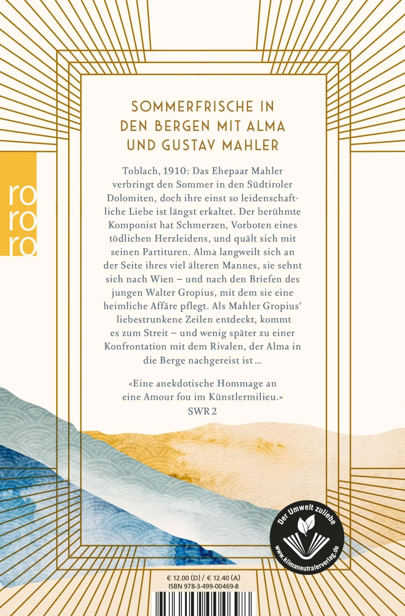 Rückseite: 9783499004698 | Almas Sommer | Lenz Koppelstätter | Taschenbuch | 208 S. | Deutsch