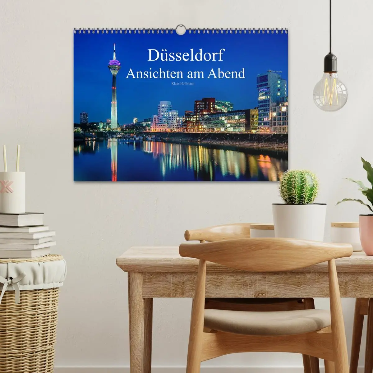 Bild: 9783516134698 | Düsseldorf - Ansichten am Abend (Wandkalender 2026 DIN A3 quer),...