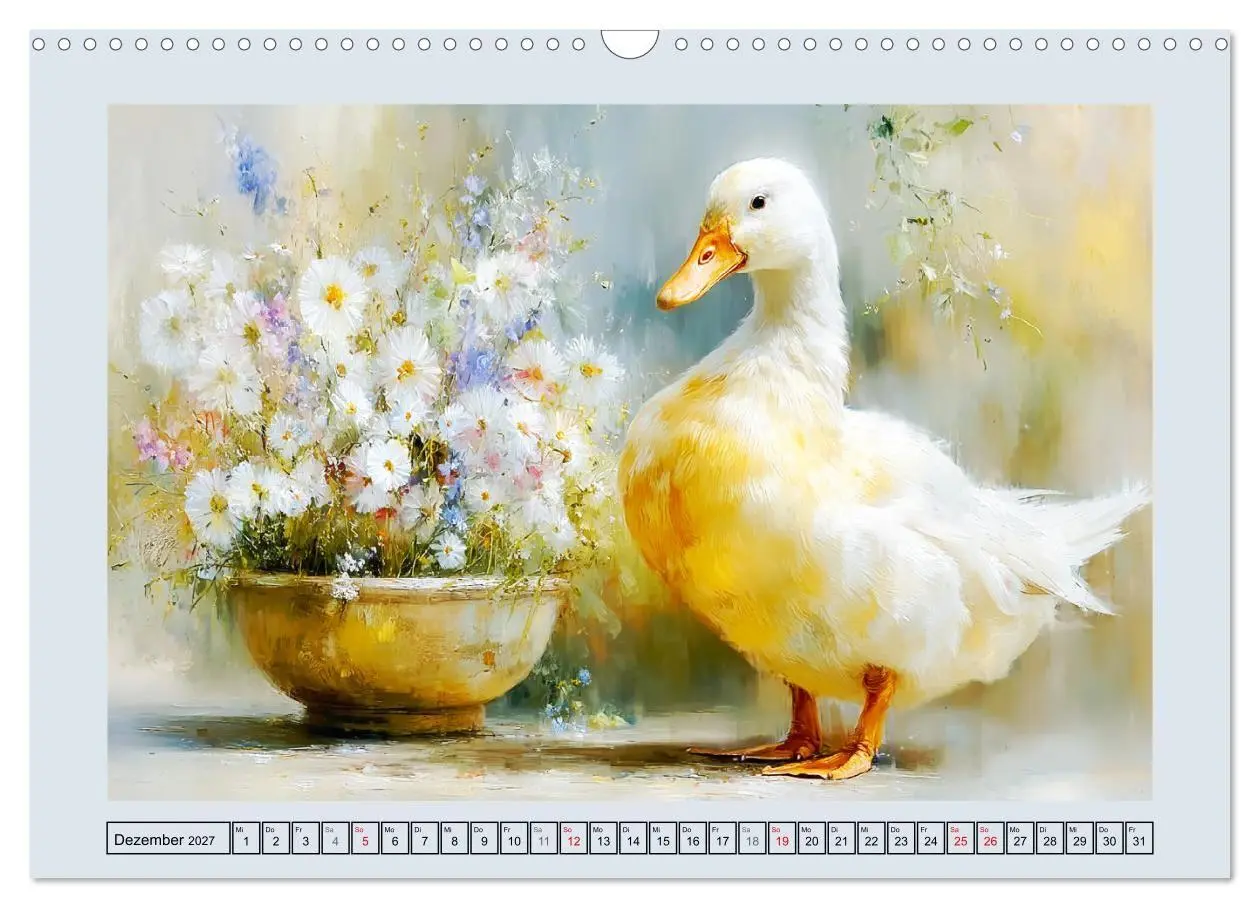 Bild: 9783516824698 | Gänse. Geselliges Schnattern in der Natur (Wandkalender 2027 DIN A3...
