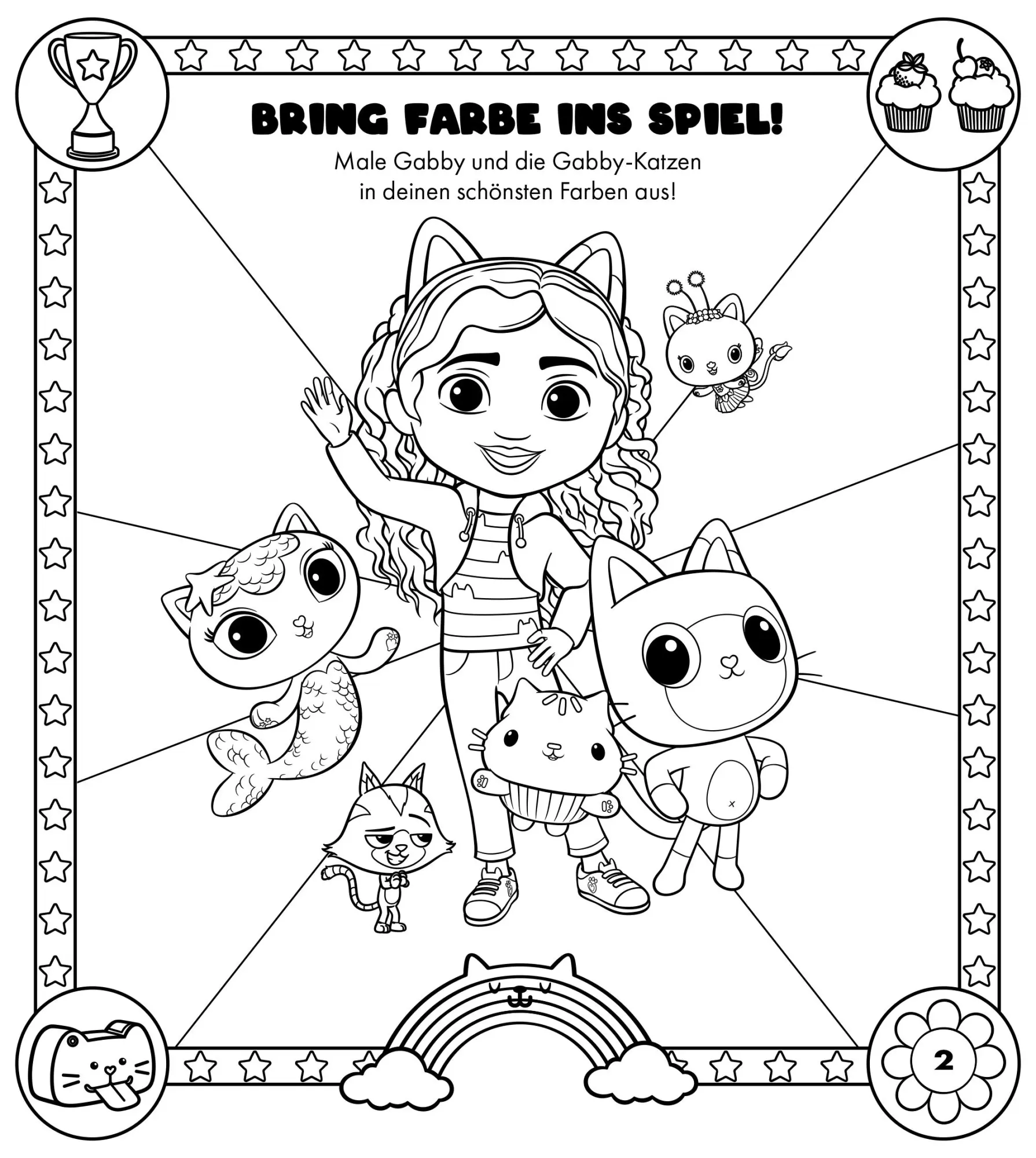 Bild: 9783833244698 | Gabby's Dollhouse: Mein fantastischer Mal- und Rätselspaß | Panini