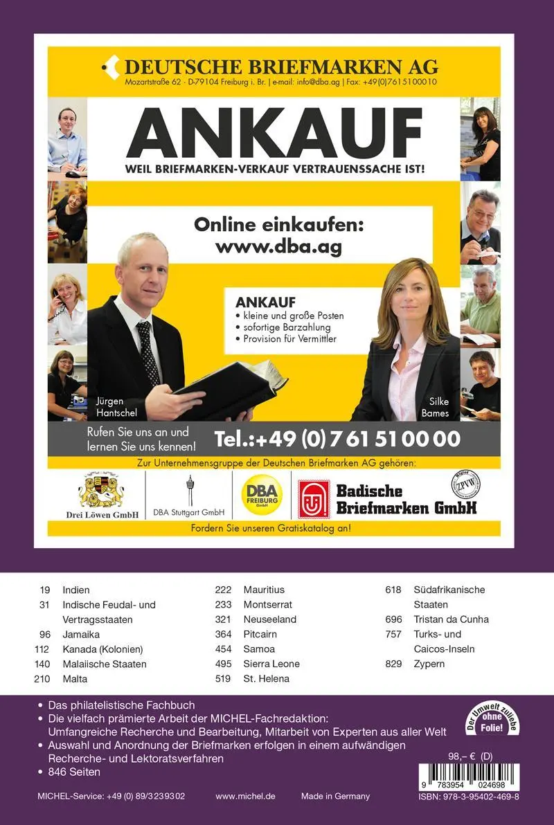 Rückseite: 9783954024698 | Britische Kolonien und Gebiete | Band 2: Länder I bis Z | Buch | 2023