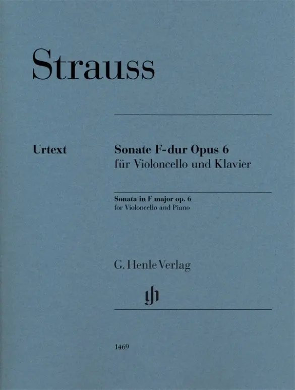 Cover: 9790201814698 | Richard Strauss - Violoncellosonate F-dur op. 6 | Peter Jost | Buch