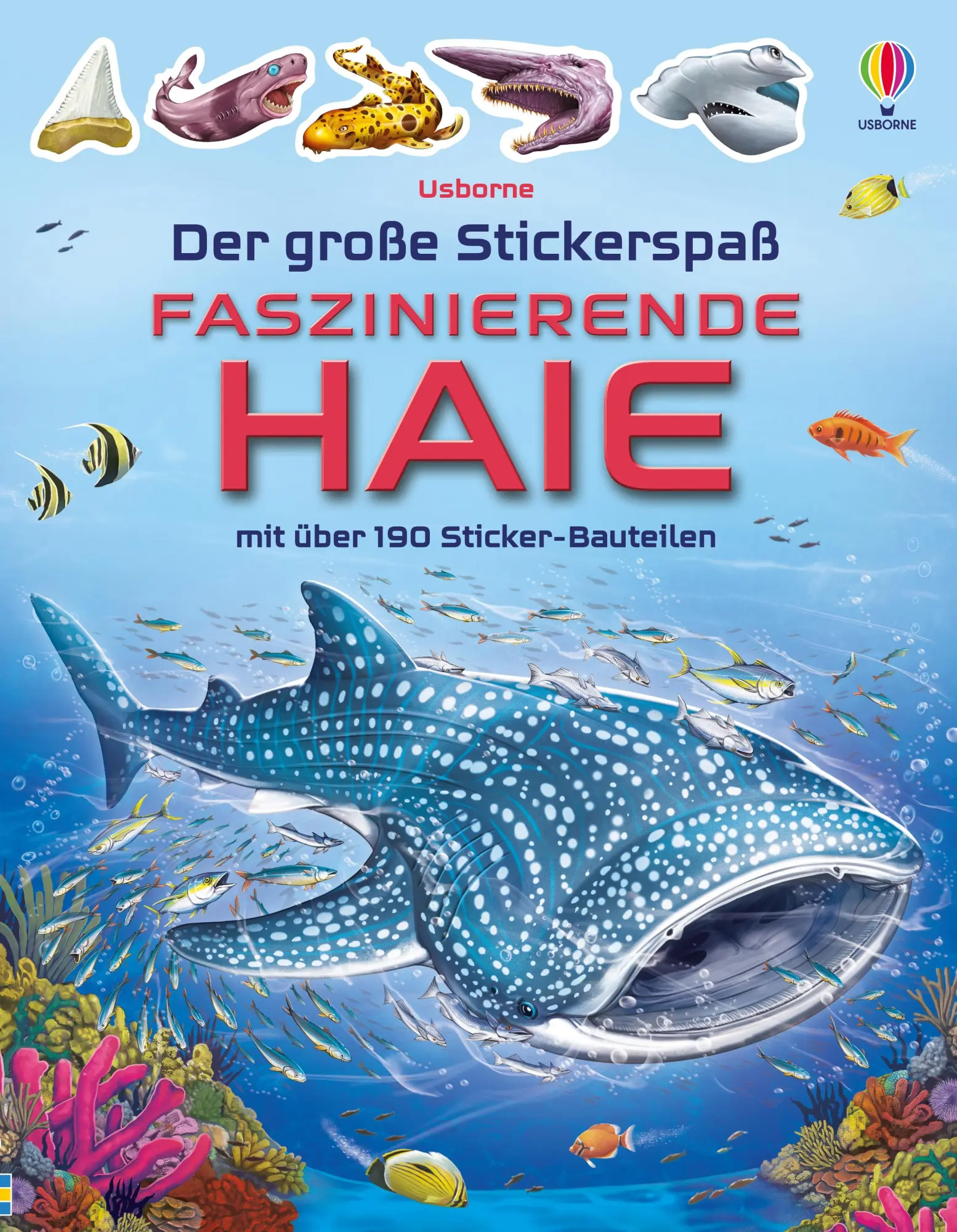 Cover: 9781035704798 | Der große Stickerspaß: Faszinierende Haie | Sam Smith | Taschenbuch
