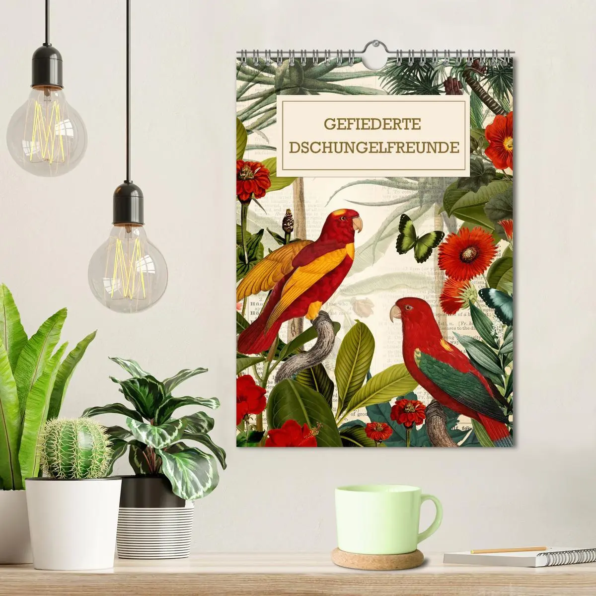 Bild: 9783516294798 | Gefiederte Dschungelfreunde (Wandkalender 2026 DIN A4 hoch),...