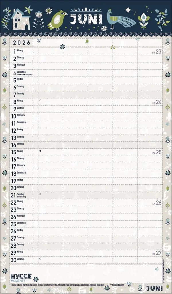 Bild: 9783731884798 | Hygge Planer 2026 | Verlag Korsch | Kalender | 14 S. | Deutsch | 2027