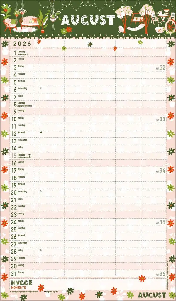 Bild: 9783731884798 | Hygge Planer 2026 | Verlag Korsch | Kalender | 14 S. | Deutsch | 2027