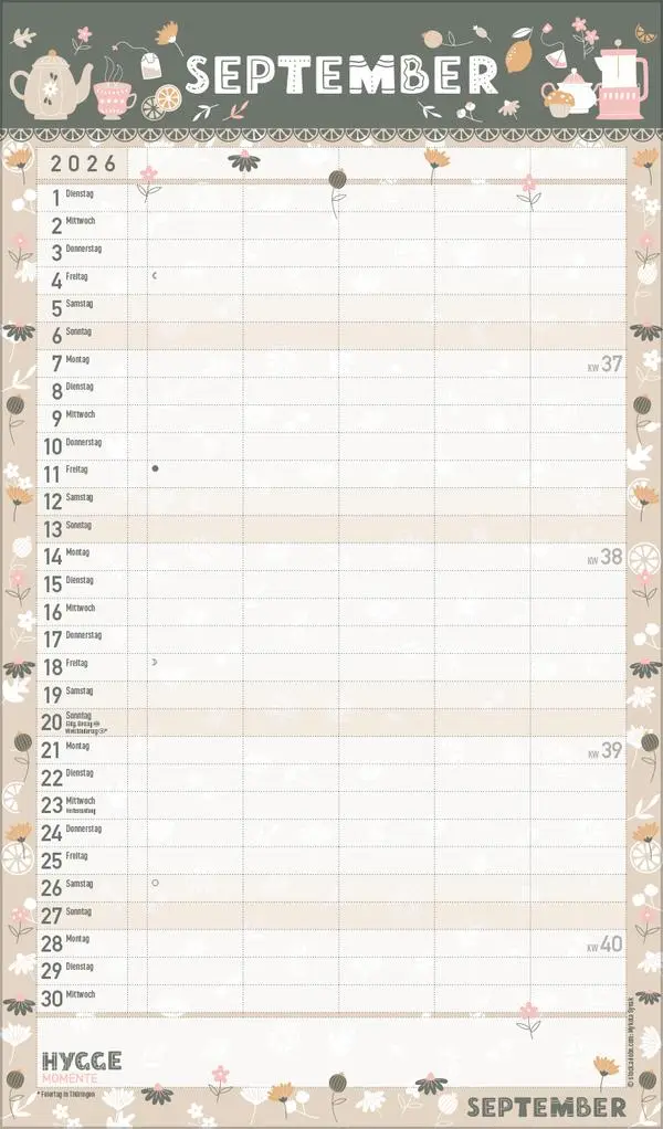 Bild: 9783731884798 | Hygge Planer 2026 | Verlag Korsch | Kalender | 14 S. | Deutsch | 2027