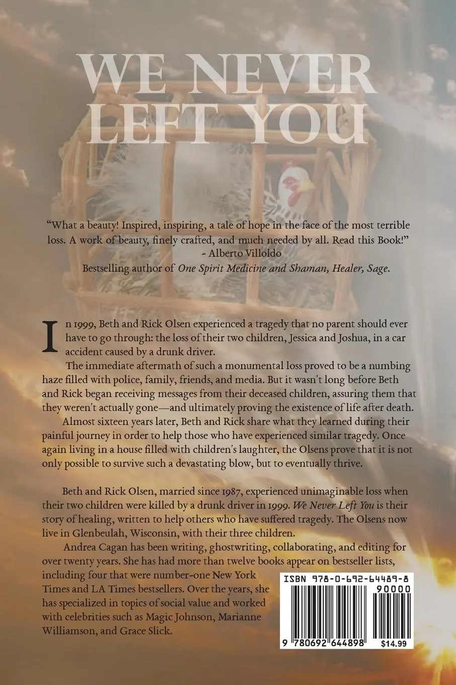 Rückseite: 9780692644898 | We Never Left You | Beth Olsen (u. a.) | Taschenbuch | Englisch | 2016