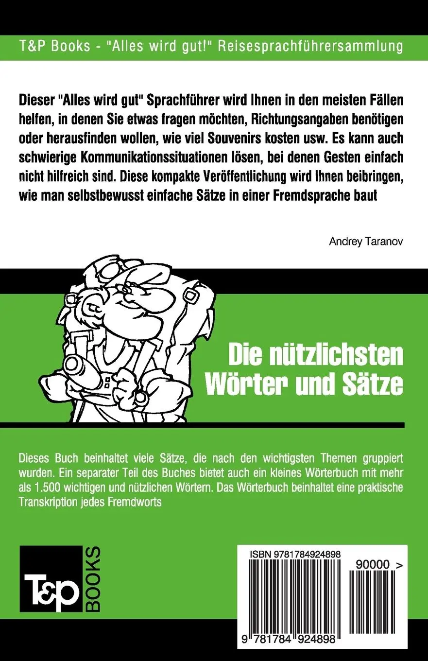 Rückseite: 9781784924898 | Sprachführer Deutsch-Tschechisch und Kompaktwörterbuch mit 1500...