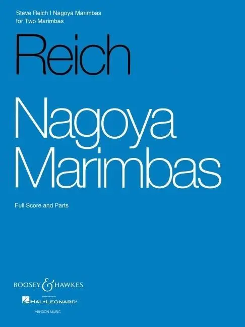 Cover: 9781423484998 | Nagoya Marimbas | For Two Marimbas | Steve Reich | Broschüre | Buch