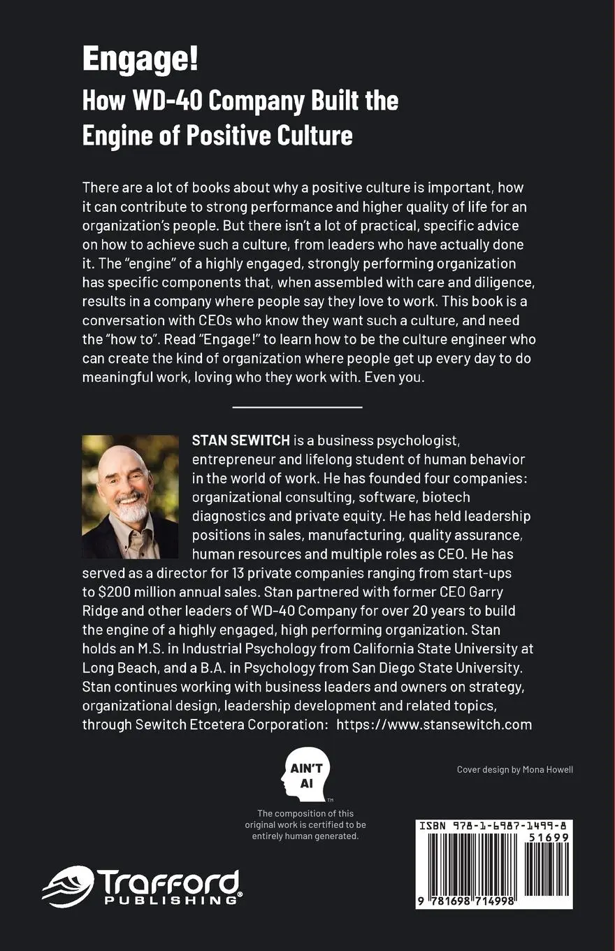 Rückseite: 9781698714998 | Engage! | How WD-40 Company Built the Engine of Positive Culture