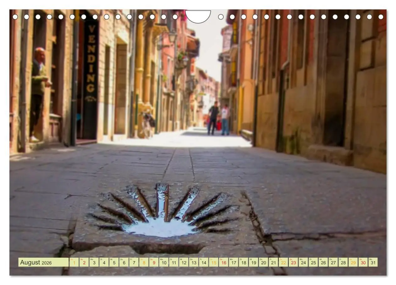Bild: 9783516034998 | Jakobsweg - pilgern auf dem Camino de Santiago (Wandkalender 2026...