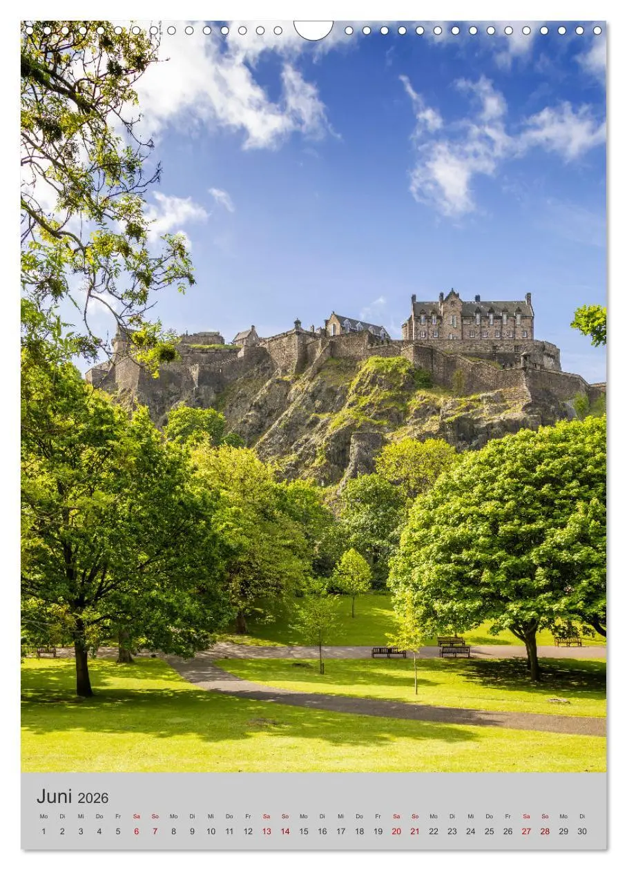Bild: 9783516344998 | EDINBURGH Historisches Stadtherz (Wandkalender 2026 DIN A3 hoch),...