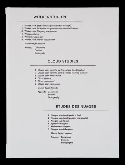 Cover: 9783940064998 | Wolkenstudien / Cloud Studies / Etudes des nuages | Marcel Beyer