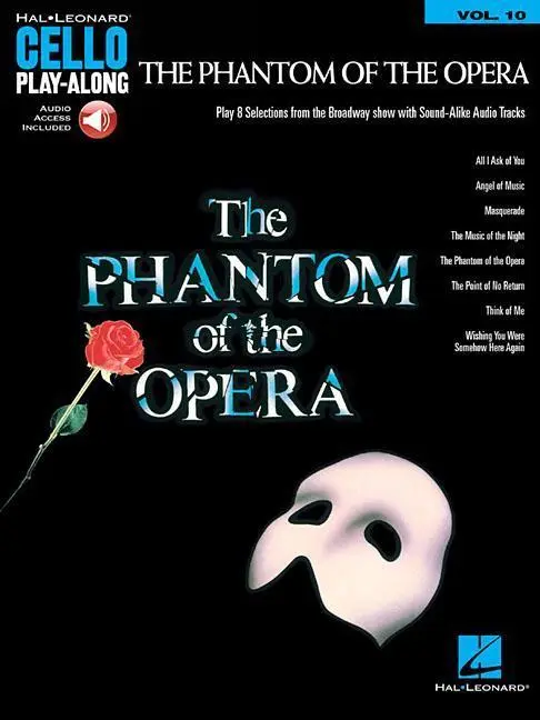 Cover: 9781540025098 | The Phantom of the Opera | Cello Play-Along Volume 10 | Webber | 2018