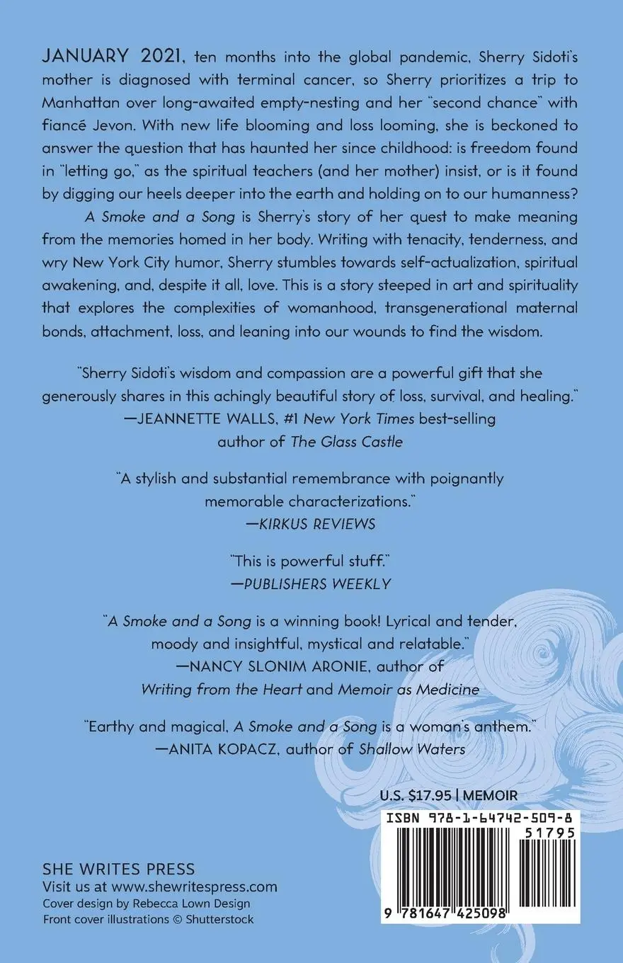 Rückseite: 9781647425098 | A Smoke and a Song | A Memoir | Sherry Sidoti | Taschenbuch | Englisch