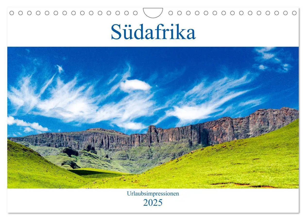 Cover: 9783435435098 | Südafrika - Urlaubsimpressionen (Wandkalender 2025 DIN A4 quer),...
