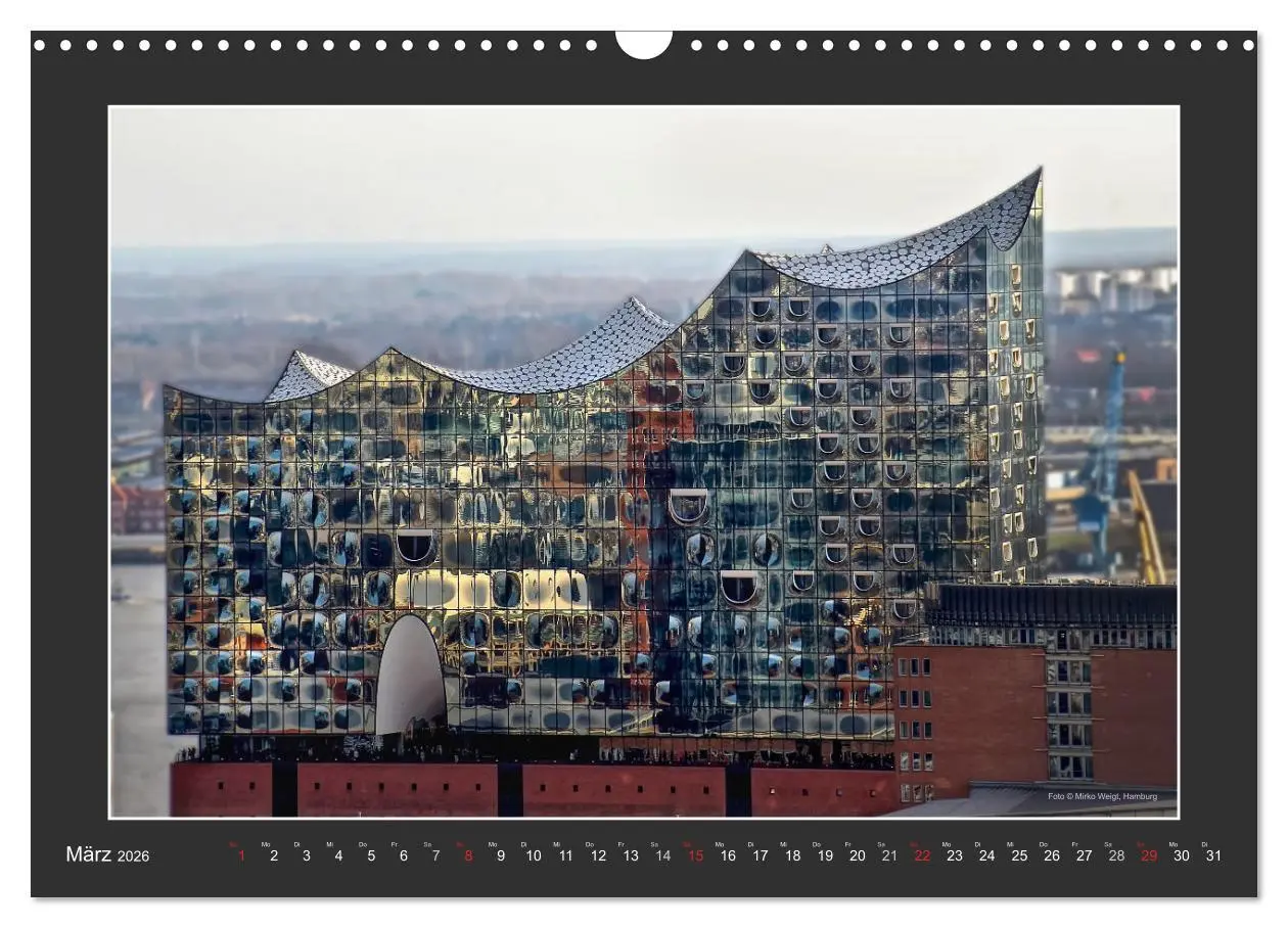 Bild: 9783457835098 | Die Elbphilharmonie Hamburg (Wandkalender 2026 DIN A3 quer),...