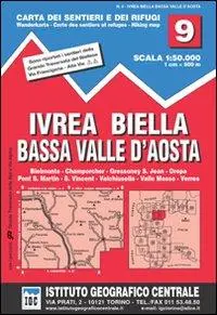 Cover: 9788896455098 | IGC Italien 1 : 50 000 Wanderkarte 9 Val d'Aosta | (Land-)Karte | 2011
