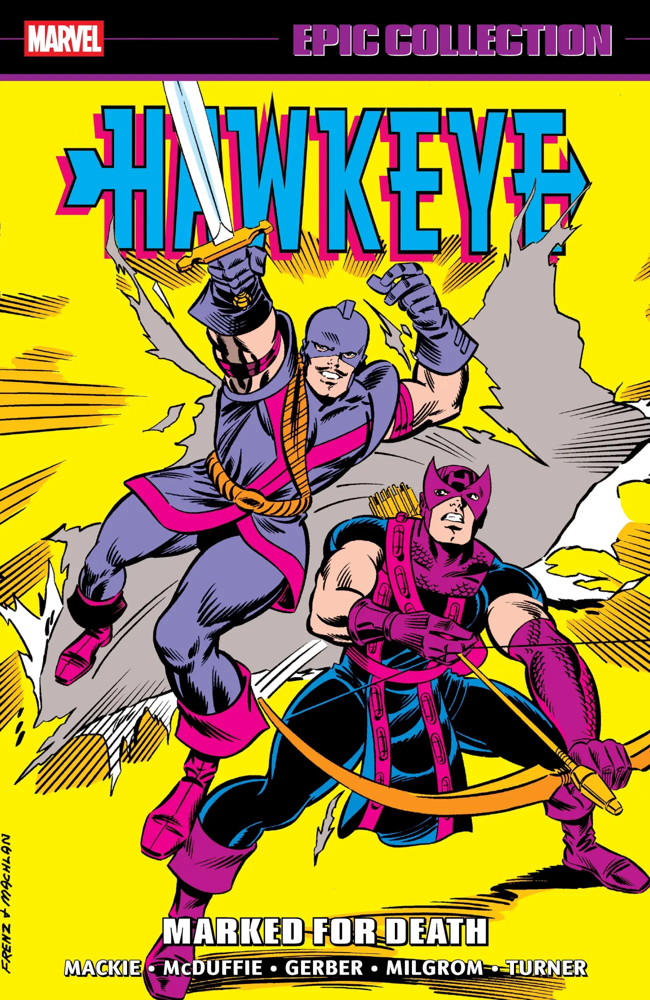 Cover: 9781302965198 | Hawkeye Epic Collection: Marked for Death | Howard Mackie (u. a.)