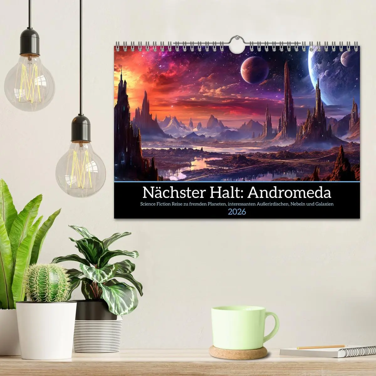 Bild: 9783457375198 | Nächster Halt Andromeda (Wandkalender 2026 DIN A4 quer), CALVENDO...
