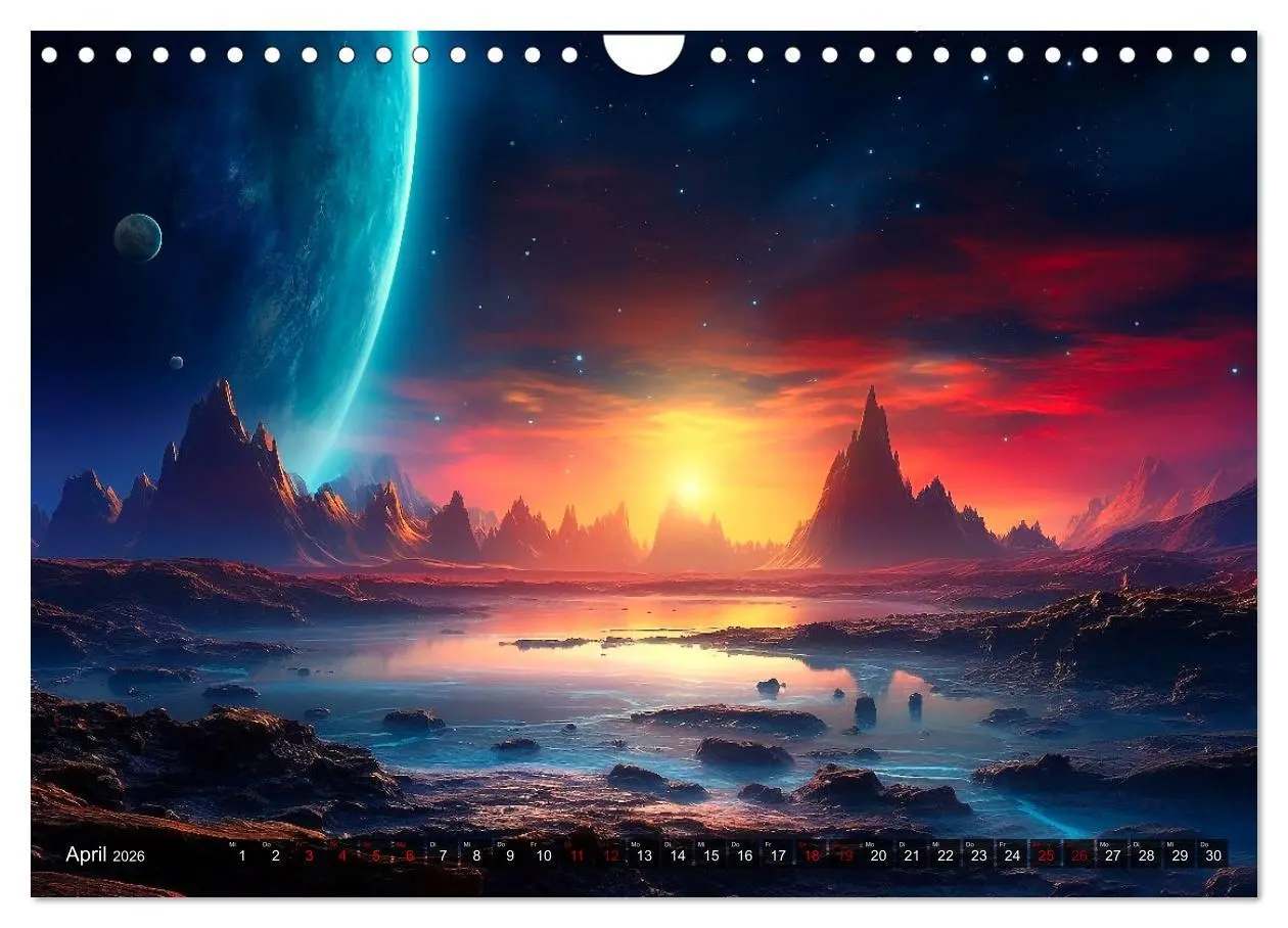 Bild: 9783457375198 | Nächster Halt Andromeda (Wandkalender 2026 DIN A4 quer), CALVENDO...