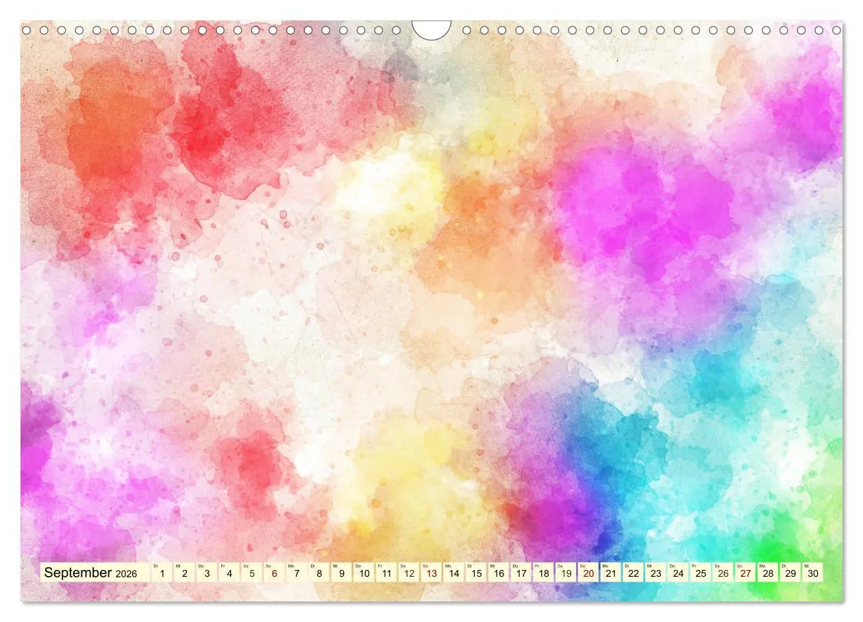 Bild: 9783457755198 | Kreativ-Kalender Aquarell. Bastelkalender zum Selbstgestalten...