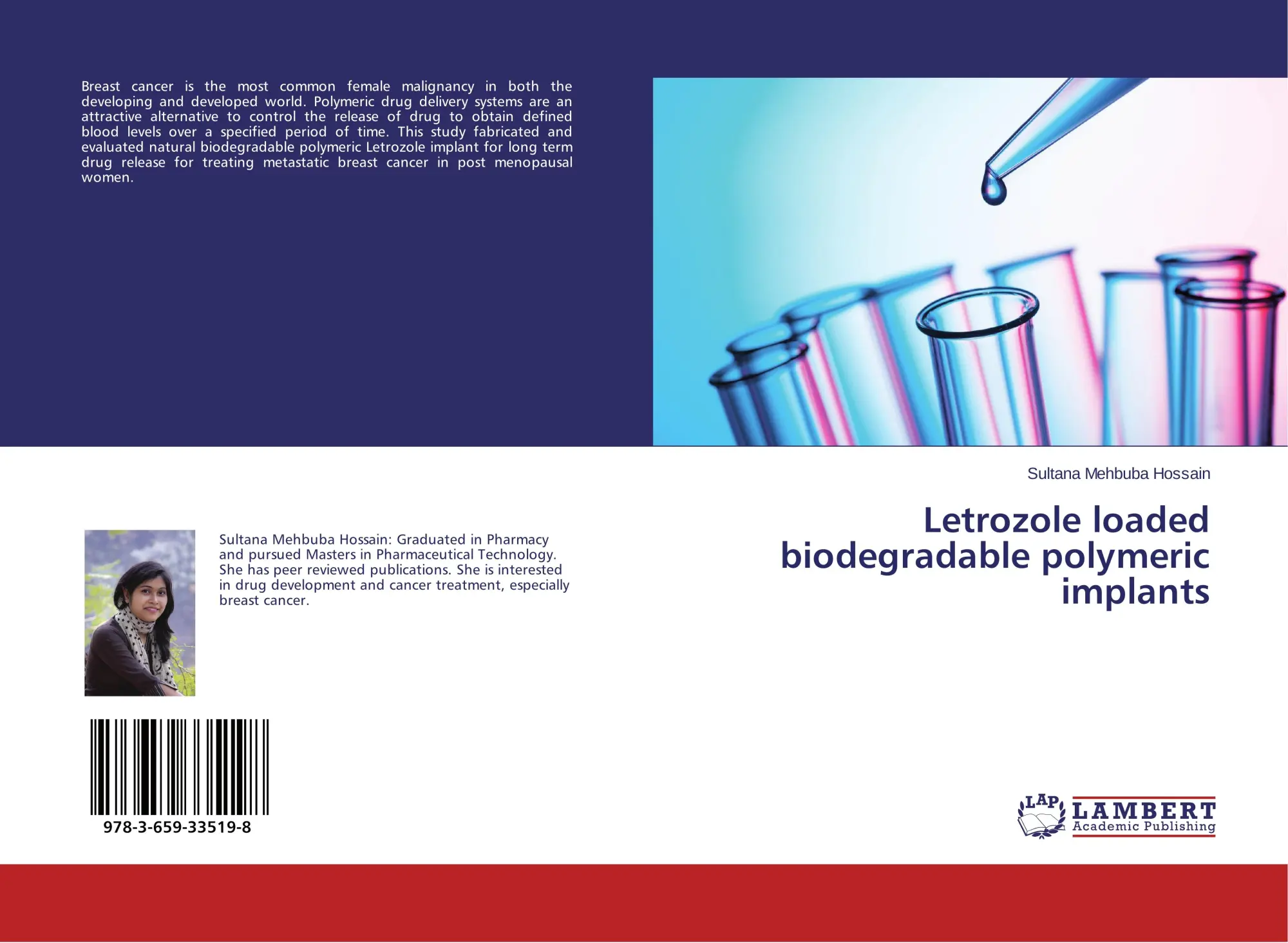 Cover: 9783659335198 | Letrozole loaded biodegradable polymeric implants | Hossain | Buch