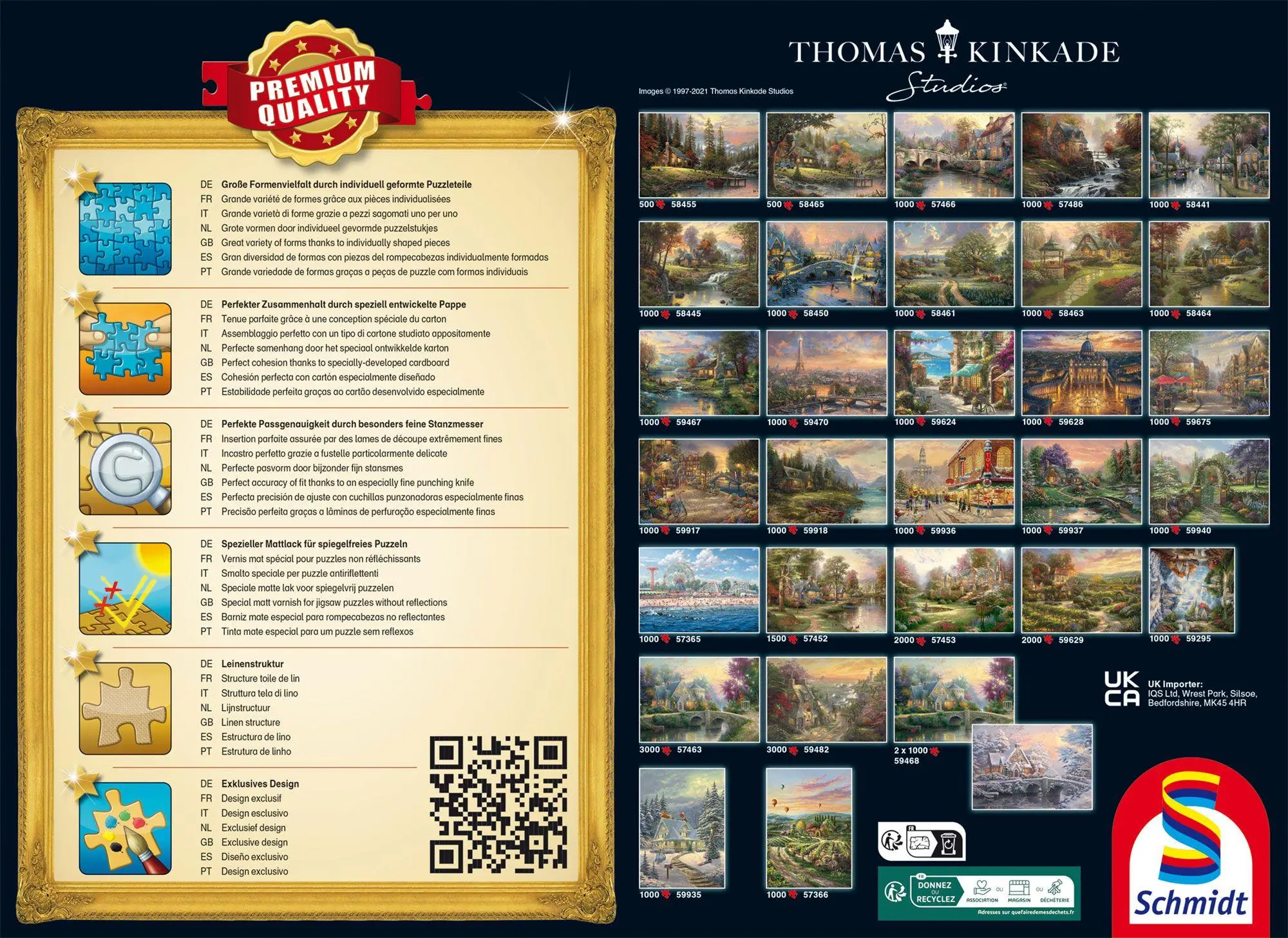 Bild: 4001504575298 | Santas Silent Night | Puzzle Thomas Kinkade 1000 Teile | Spiel | 57529