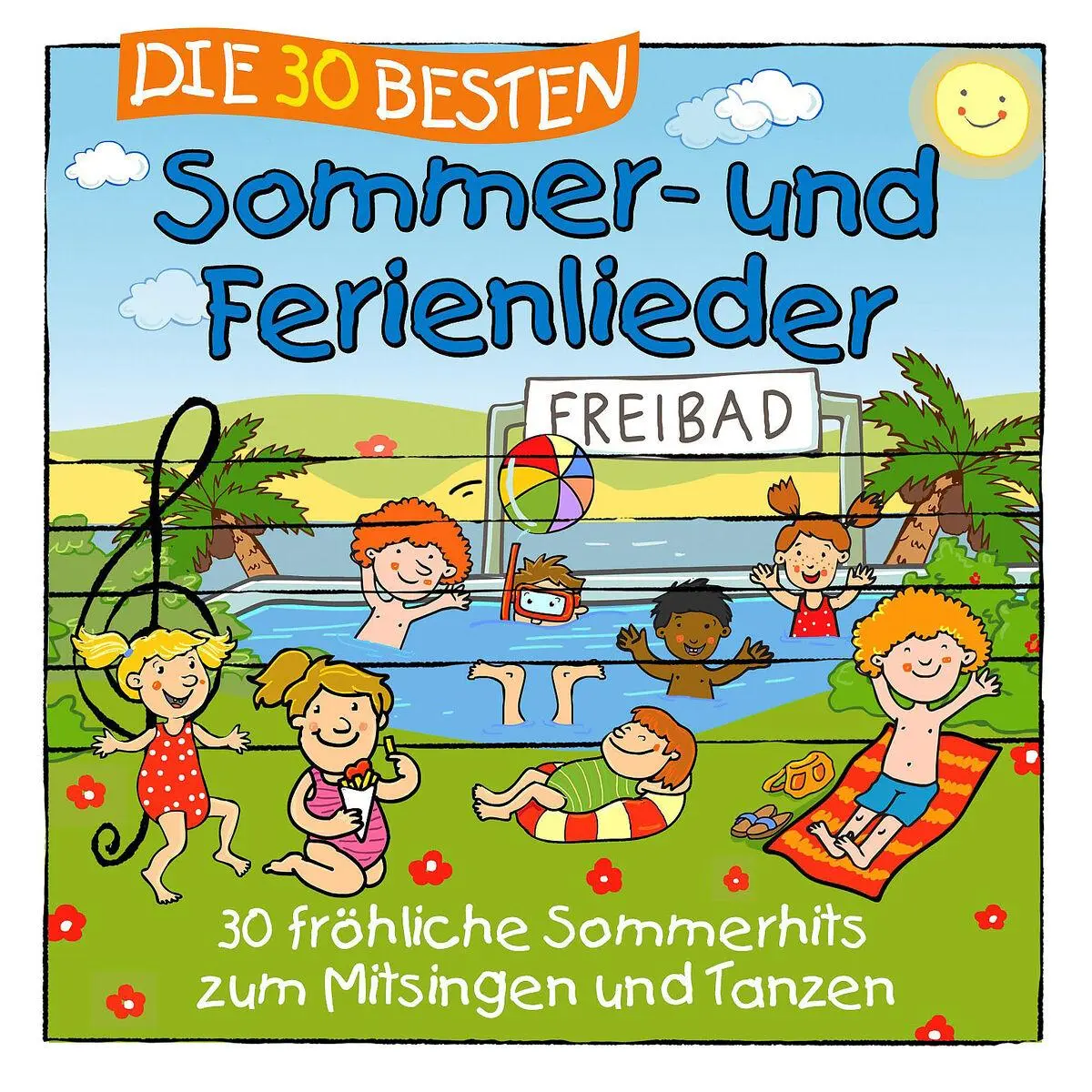 Cover: 4056813455298 | Die 30 besten Sommer- und Ferienlieder | Simone Sommerland | Audio-CD