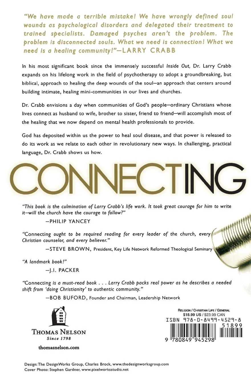 Rückseite: 9780849945298 | Connecting | Healing Ourselves and Our Relationships | Larry Crabb
