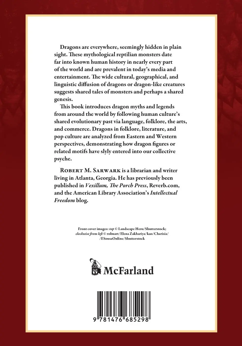 Rückseite: 9781476685298 | The Dragon in World Mythology and Culture | Robert M. Sarwark | Buch