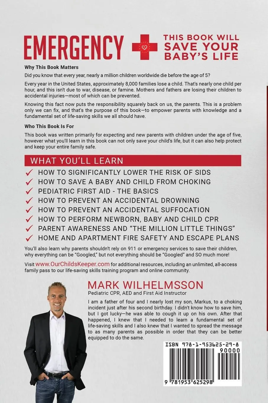 Rückseite: 9781953625298 | Emergency | This Book Will Save Your Baby's Life | Mark Wilhelmsson