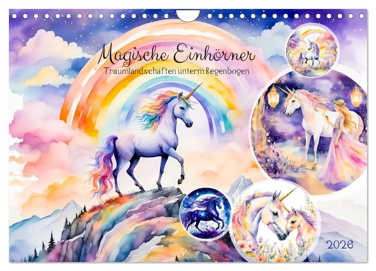 Cover: 9783457295298 | Magische Einhörner - Traumlandschaften unterm Regenbogen...